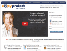Tablet Screenshot of copyprotectsoftware.com